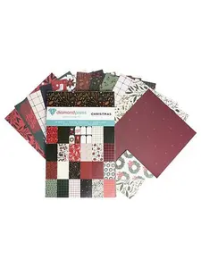 Crafts & Sewing Diamond Press Double-Sided Holiday Paper Pad - 60 Sheets