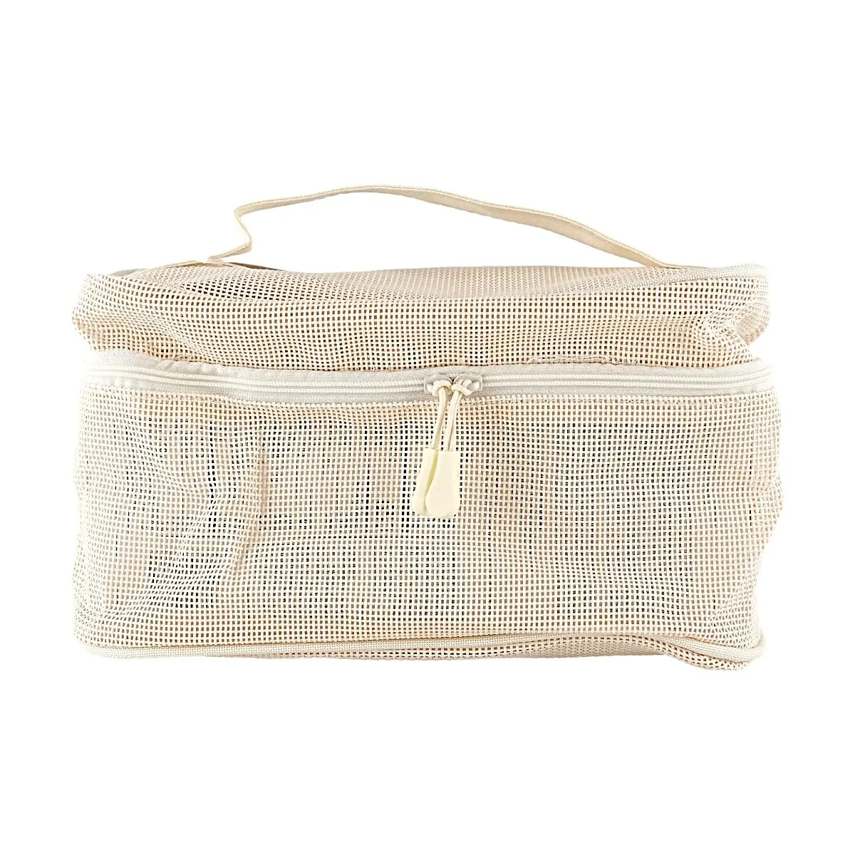 FaSoLa Foggy Cosmetic Bag - Frosted Translucent Makeup Pouch, Waterproof Travel Toiletry Organizer for Women