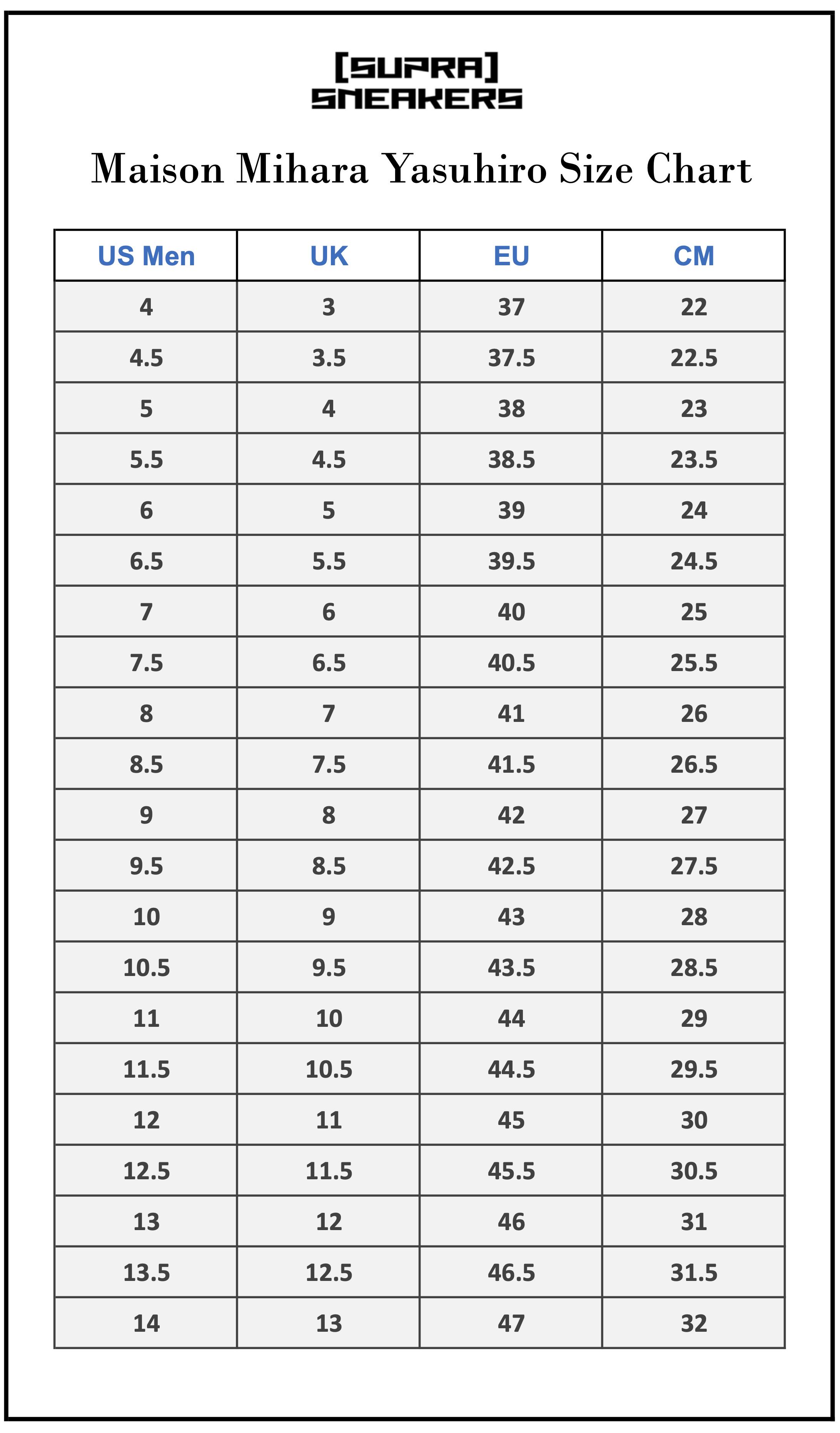 Maison Mihara Yasuhiro Peterson OG Sole Canvas Low White