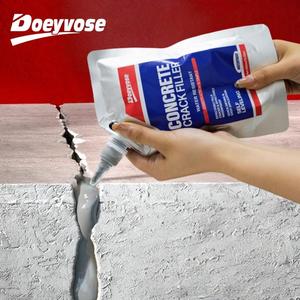 concrete crack filler, quick-drying self-leveling waterproof repair solution for walls, roofs, and floors, suitable for rvs and outdoor pavements