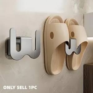 Bathroom Shoe Rack, No-Drill Wall-Mounted Toilet Holder, Back Door Storage Cabinet, Hanging Drainage Rack, Bathroom Accessories