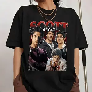Vintage Scott Mccal T-Shirt, Tyler Posey Sweatshirt, Teen Wolf Movie Fans Hoodie, Scott Mccall Retro 90s Sweater, Gift For Fans