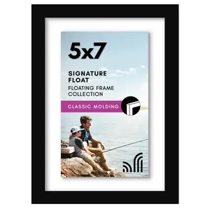 Floating Picture Frame Crystal-Clear Glass - Americanflat