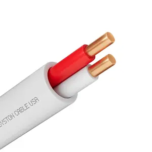 Syston 18/2 Thermostat Doorbell HVAC Heating Control Cable Wire, 18 AWG 2 Conductors 100% Solid Copper Conductors CL3R/FT4/CMR Riser-Rated, UV Resistant RoHS for Low Voltage Applications Use