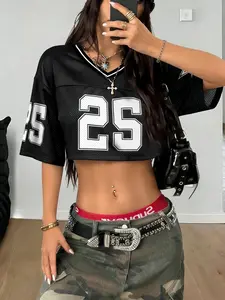 Women's Vintage Short Sleeve T-Shirt, Perfect for Daily Streetwear, Casual Fashion, Comfortable and Stylish, Ideal for Everyday Wear