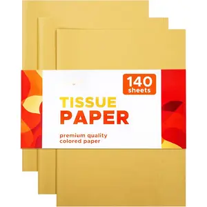 140 Sheets  Tissue Paper for  Bags Bulk, 20"x14" - Acid Free Wrapping Tissue Paper for Crafts, Party Decors for Valentine's Day Birthday Wedding Graduation Xmas DIY Crafts Holiday