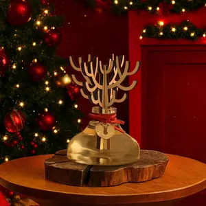 Christmas Tree Diffuser - Hollyberry Scent, Burgundy Christmas Decorations Red Reed Diffuser, Cinnamon Smell Decor Apartment, Navidad Winter Scented Aromas Home, White Elephant