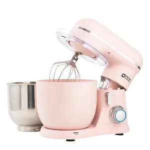 Kitchen in the Box Stand Mixer, 3.5QT Compact Kitchen Electric Mixer with Steal Mixing Bowls, 10-Speed Tilt-Head, Dough Hook, Flat Beater, Whisk – Lightweight, Small Stand Mixer for Baking, Cooking, Daily Use