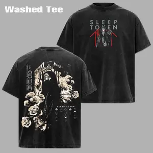 Retro Limited Sleep Token Emergence Oversized Lightweight Washed Cotton Tshirt, alternative band merch, trending t-shirt, Hoodie, 90s graphic tee, vintage graphic tee, grunge aesthetic shirt, classic rock merch