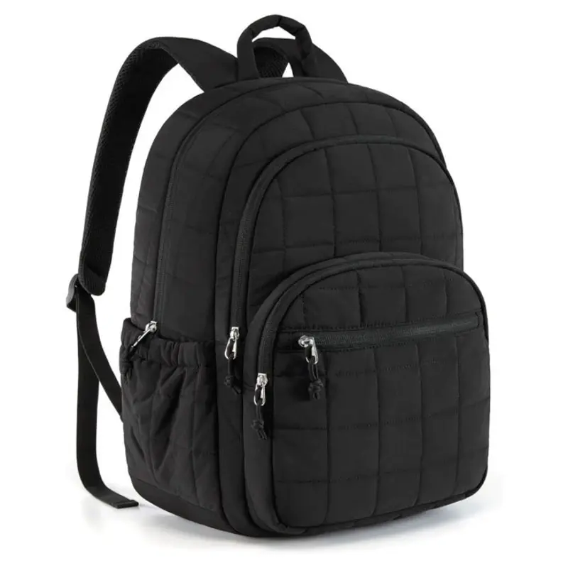 Stylish Lightweight Casual Daypack for Women Spacious Backpack for School Travel & Everyday Use with Front Pocket & Two Exterior Pockets