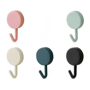 1 PCS Adhesive Hooks Cute Utility Hooks, Key Hooks for Wall Decorative, for Hanging Hat, Towel, Key, Towel Hook Wall Mount for Home, Kitchen, Bathroom, Office