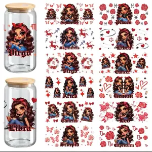 Zodiac buchonas UVDTF Wraps Choose Your Zodiac Sign Great To Custom Cups, this Designs are Easy Application Durable Customization