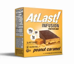 AtLast! Infusion Protein Bar – Peanut Caramel