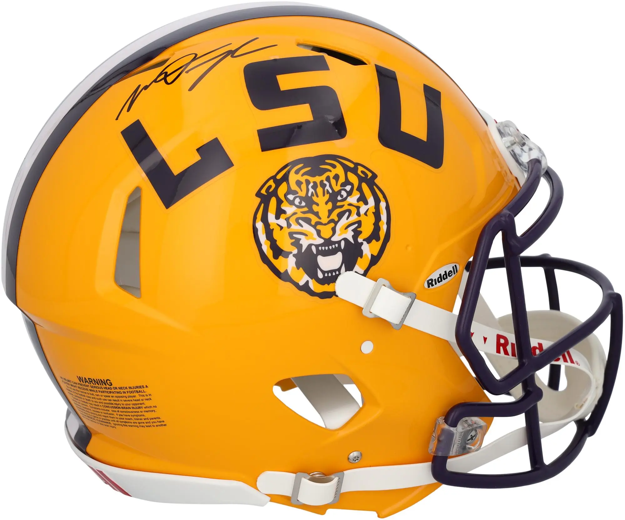 Mason Taylor LSU Tigers Autographed Riddell Speed Authentic Helmet - Fanatics Authentic Certified