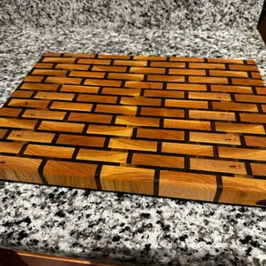 Brick-Pattern Cutting Board - Wooden Chopping Board