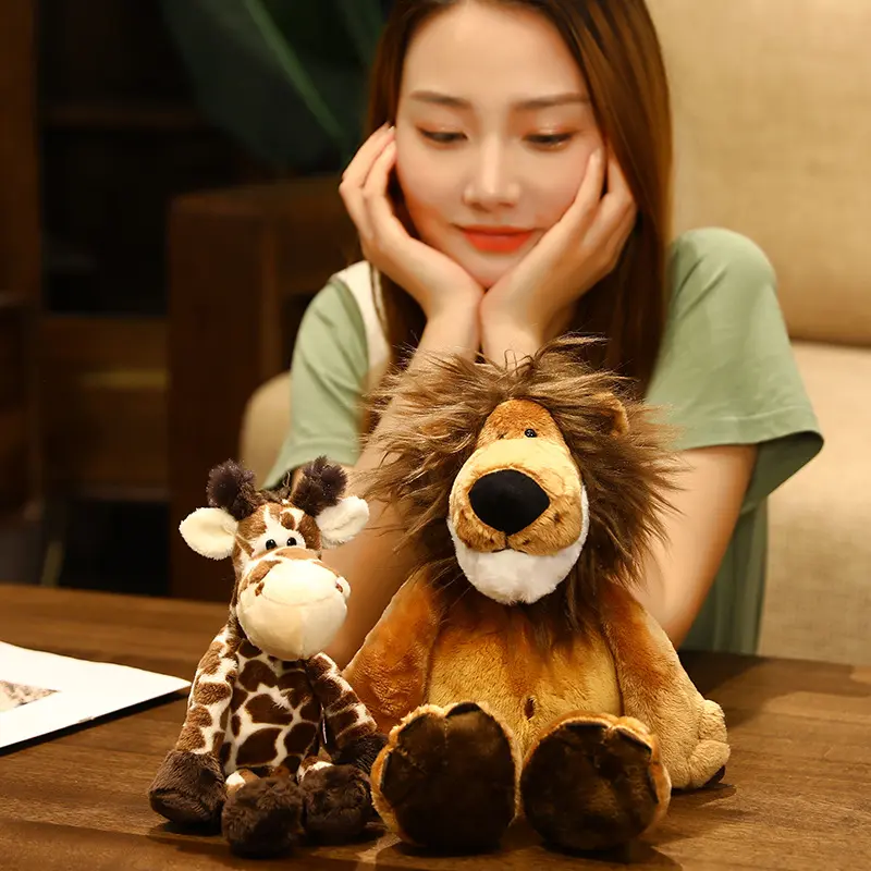Cross-border explosion doll wild forest animal doll farm friend nici liqi plush toy doll wholesale Cross-border explosion doll wild forest animal doll farm friend nici liqi plush toy doll wholesale