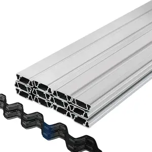 【DealsForYouDays】VEVOR Spring Wire and Lock Channel,  , 6.56ft Spring Lock & U-Channel Bundle for Greenhouse, 50 Packs PE Coated Spring Wire & Aluminum Alloy Channel, Plastic Poly Film or Shade Cloth Attachment with Scre
