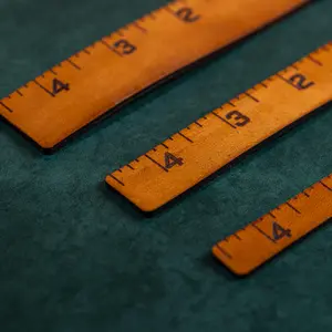 Copper Cactus Patch Guide - Leather Spacing Guide for Hat Patches 9" Long with Zero Center Durable Design for Easy Application Versatile Tool for Personalization Brand Merchandise