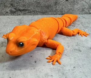 3D Printed Articulated Leopard Gecko