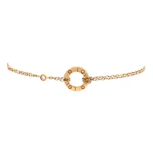 Pre-owned Cartier 2 Diamonds Love Bracelet 18K Yellow Gold with Diamonds by Rebag