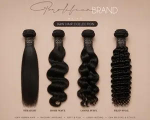 Signature Human Hair Bundles - Straight Body Wave Deep Wave Loose Wave