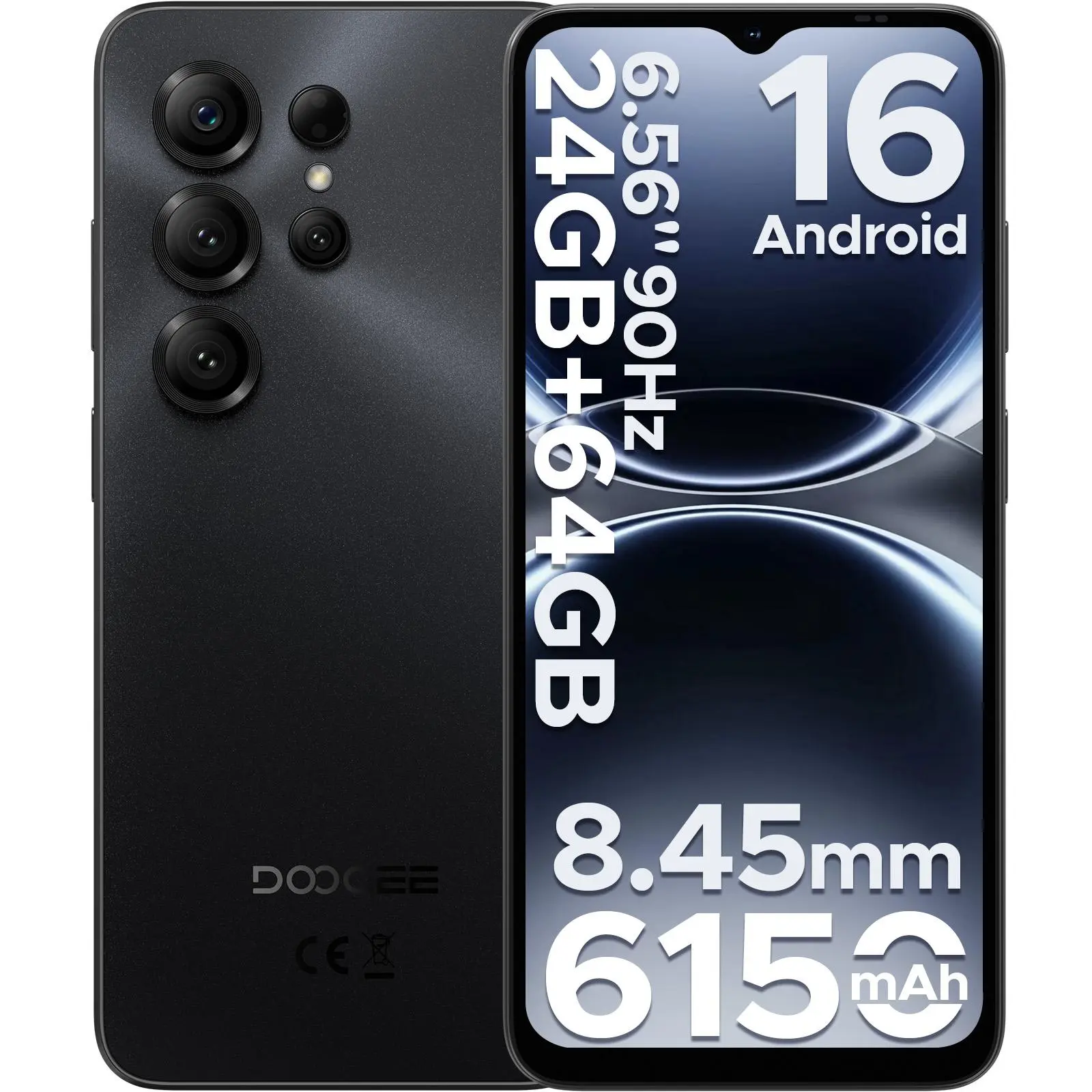 DOOGEE Note 56X Android 16, 6150mAh, 6.56