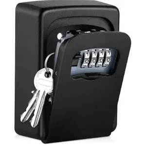 Storage Box, Key Organizer Box with Protective Cover, Key Storage Box for Home, Hotel, Emergency, Travel, and Renovation Security