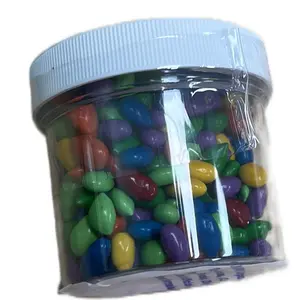 Chocolate Covered Sunflower Seeds in a Container - Snack Product Description Provided