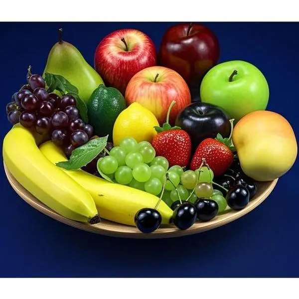 Lifelike Artificial Fruit Decor, Fake Fruits for Table Centerpieces, Realistic Faux Apples Bananas Kitchen Display, Durable Party Decoration, Vibrant Home Decor Accents, Reusable Decorative Fruits Set