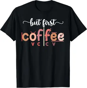 But First Coffee Dyslexia Teacher Dyslexia Teaching Casual Short Sleeve Cotton T-Shirt