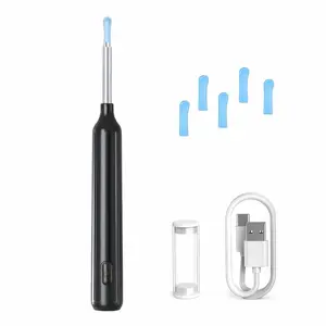 Wireless Visual Ear Cleaner, Ear Wax Removal Camera with WiFi APP, 5 Replaceable Silicone Tips, USB Charging Cable, Ideal Gift, Wireless Visual Earpick, Wireless Earwax Remover, New Model Xinghao P2