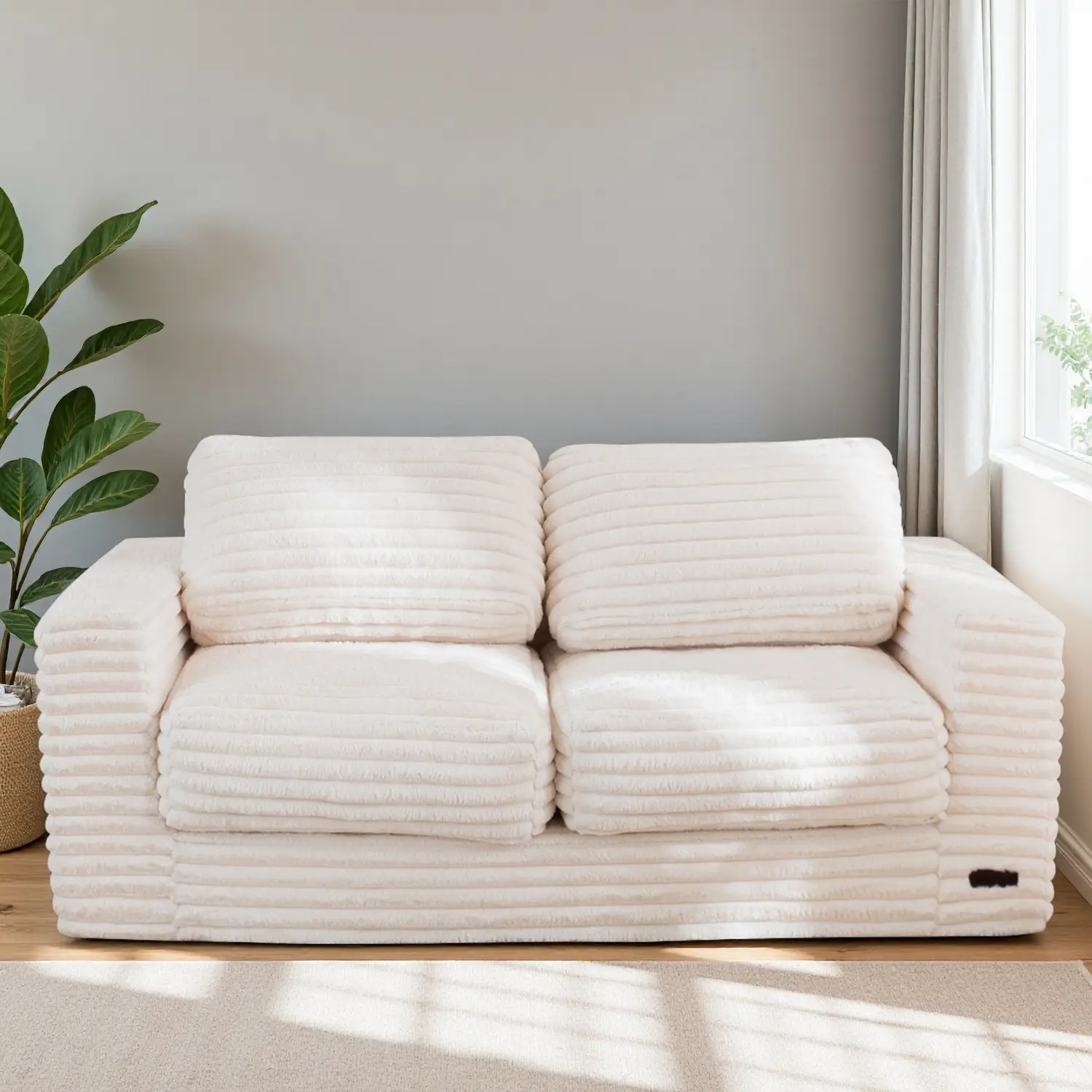 White-Loveseat