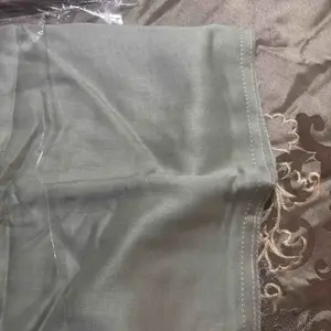 Women's Fashion  Headscarf, Soft Comfortable Muslim Hijab, Plain Color Scarf, Stylish Two-Needle Design, Headscarf Perfect for Daily Wear hijab