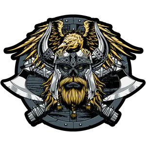 Viking Shield Sticker