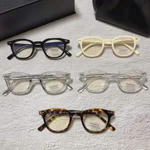 5-Pack Vintage Simple Blue Light Blocking Glasses for Men Women Anti Eye Strain Eyeglasses Comfortable Computer Screen Glasses Stylish Non-Prescription Decorative Eyewear Perfect for Office Work Study Gaming & Daily Screen Use