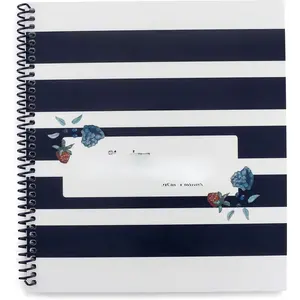 Large Spiral-Bound Weekly Meal Prep Planner Notebook - Full-Year Organizer with Laminated Covers, -Off Grocery List Notepad, Undated Weekly Planner &  Journal - Menu Calendar, & Budget Tool