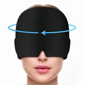 LMMAKE Migraine Relief Cap, Gel Ice Head Wrap, Hot and Cold Therapy, Headache Puffy Eyes, Tension and Stress Relief Soothing Headache Ice Pack Mask Products unisex-adult, crafted from soft, skin-friendly material for a snug and comfortable wear.