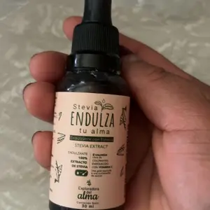 Endulza tu alma Sweetener | Extracto líquido 100% natural puro de la hoja de la Estevia | Flavor | 30ml