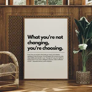 [UNFRAMED POSTER] Motivational Quote Wall Art, Inspirational Typography, Mental Health Decor, Uplifting Quote, Home Office Poster, Digital Printable