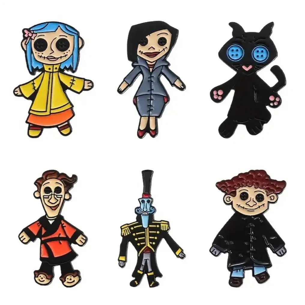 Coraline Enamel Pins - Perfect Accessory for Fans of the Movie