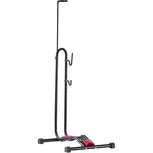 VEVOR Bike Rack, Upright Bike Stand Floor for 16 to 27.5 Inch Mountain Road Bikes, Vertical Horizontal Bicycle Stand for Secure Parking and Storage in Garage, Truck Bed, Indoor, Outdoor, BlackVEVOR Super Brand Day