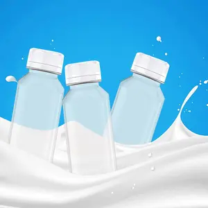 3pcs Portable Juice Bottles with Caps 12 Ounce - Mini Travel Containers for Juice, Milk, Sample - Ideal for Home, Office, Outdoor Camping, Hiking, Walking, Birthday Parties Drinkware Cup tiktokshopspringglowup