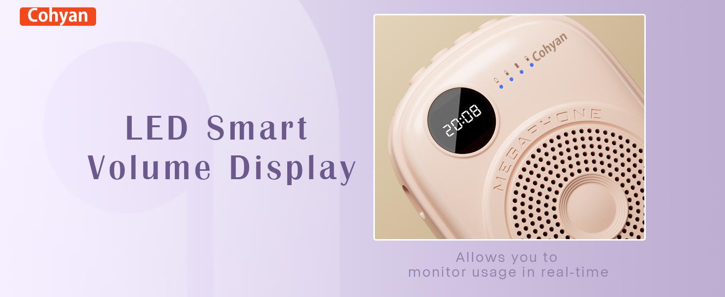 【COHYAN K18】Voice Amplifier Microphone Headset,Portable Voice Amplifier,PA Systems for Teachers,Training,Guide, Speakers Smartphone Audio