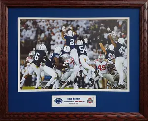 Penn State 2016 Rivalry Victory over Ohio State The Block custom framed picture