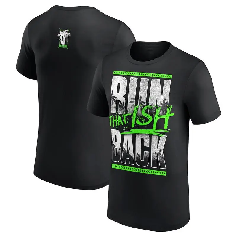Men's Black Jey Uso That Ish Back T-Shirt, Game Day Shirt, Sports Fan Tee, Playoffs, Y2K Streetwear, For Men And Women, Full Color, Full Sizes, For Men, For Woman