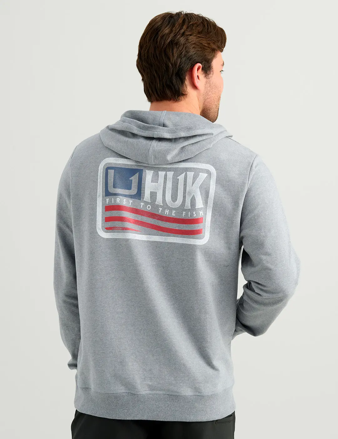 HUK Edisto Born Wave Terry Hoodie