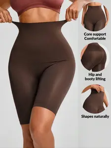 [TikTok Bestseller] High-Waisted Shapewear Bermuda Shorts, Core Support + Hip & Booty Lifting, Comfortable & Natural, Must-Have for European & American Body Management Outfits, Grab Yours Now!