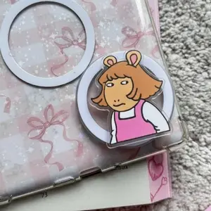 Side Eye Meme 90s Magnetic Grip,Bookish Gift, Reader Gift, Romance Reader Grip, sticky Compact Holder Stand pop socket Detachable Magnetic