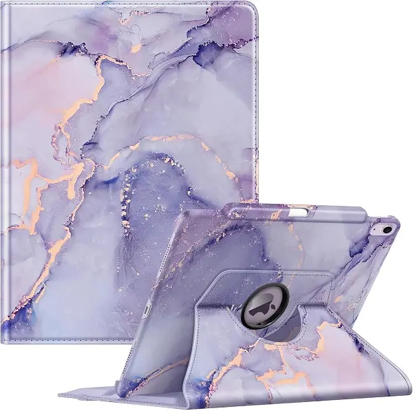 Fintie 360-Degree Rotating Case for iPad Air 13 inch, iPad Case with Pencil Holder, Horizontal & Vertical Stand Positions, iPad Air 13" Case for Girls