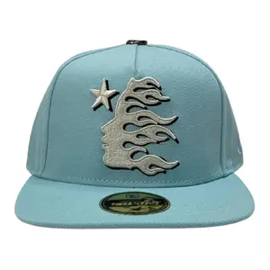 Hellstar OG Fitted Hat Baby Blue